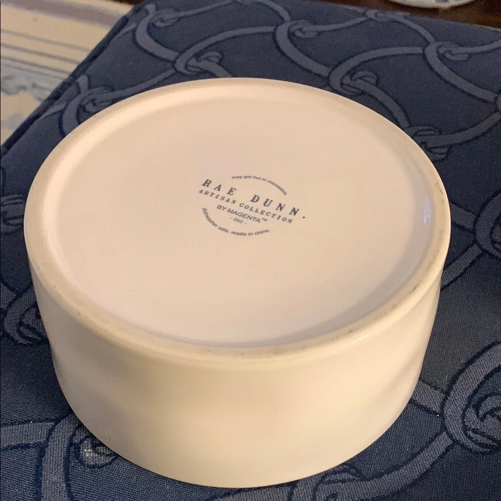 Rae Dunn White Ceramic Bowl